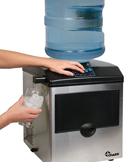 Chard® Ice Maker - Large with Water Dispenser 40lbs  IM-15ss 1 left in stock - Image 4