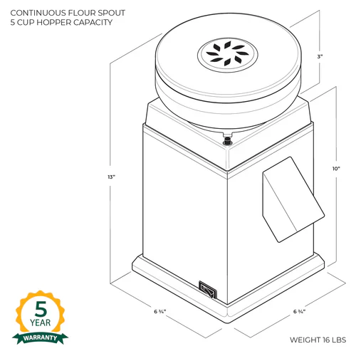 Nutrimill Harvest Stone Grain Mill - Canada - Image 21